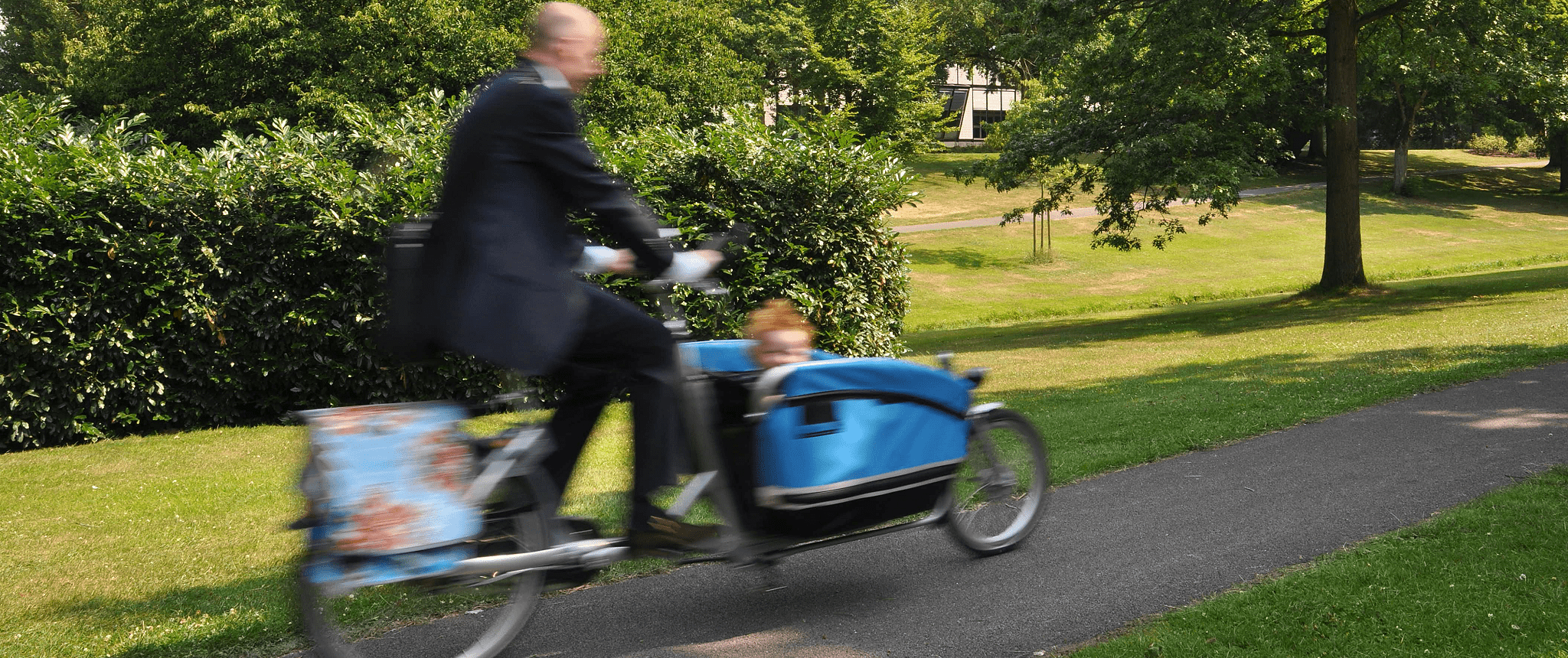 gezinnen op de fiets