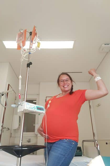 Fien kreeg kanker tijdens de zwangerschap: 'Een gezond kindje op de wereld zetten, was altijd mijn grote drijfveer'