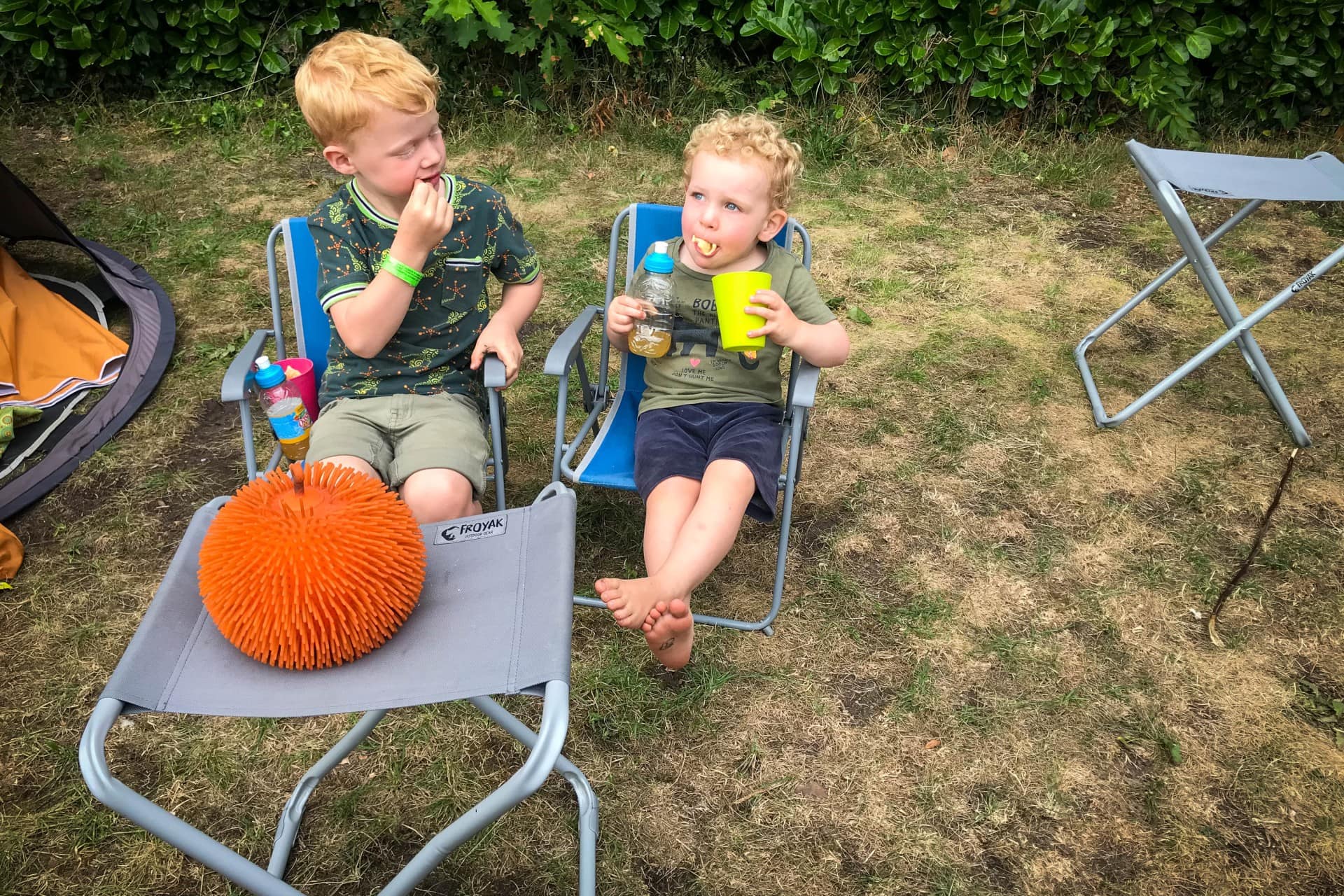 Campertrip met kinderen - dag 2 en 3: kalm aan op de camping